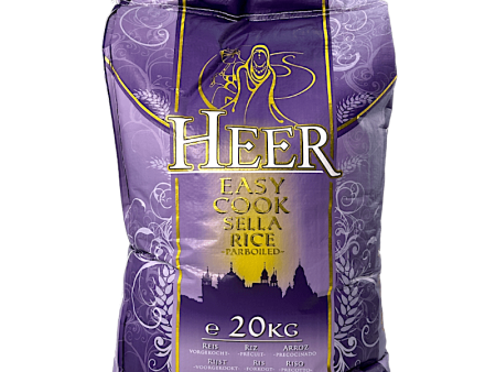 Heer - 20kg Easy Cook Sella Basmati Rice Parboiled Discount