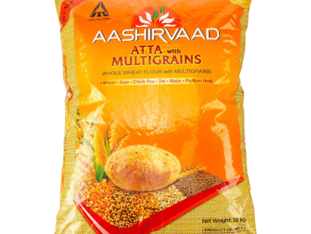 Aashirvaad - 10kg Multigrain Atta (Whole Wheat Flour) Discount