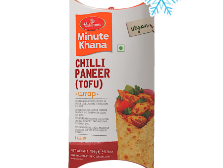 Haldiram s - 156g (Frozen) Minute Khana Chili Paneer (Tofu) Wrap For Discount